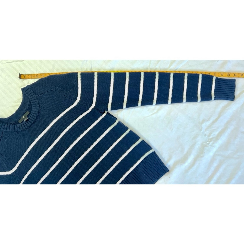 Cotton-silk crew neck sweater - Picture 6 of 8